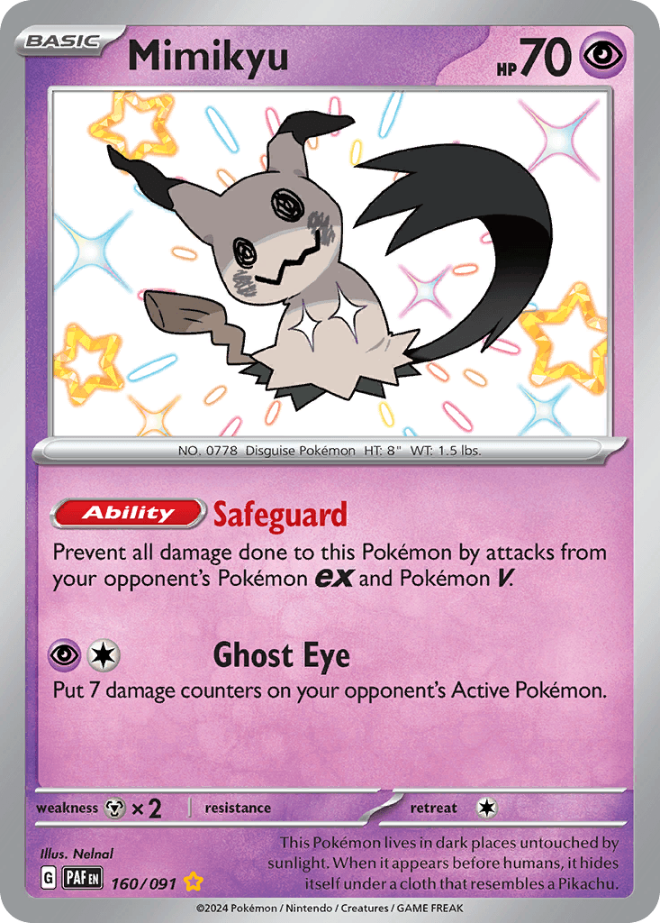 Mimikyu Paldean Fates