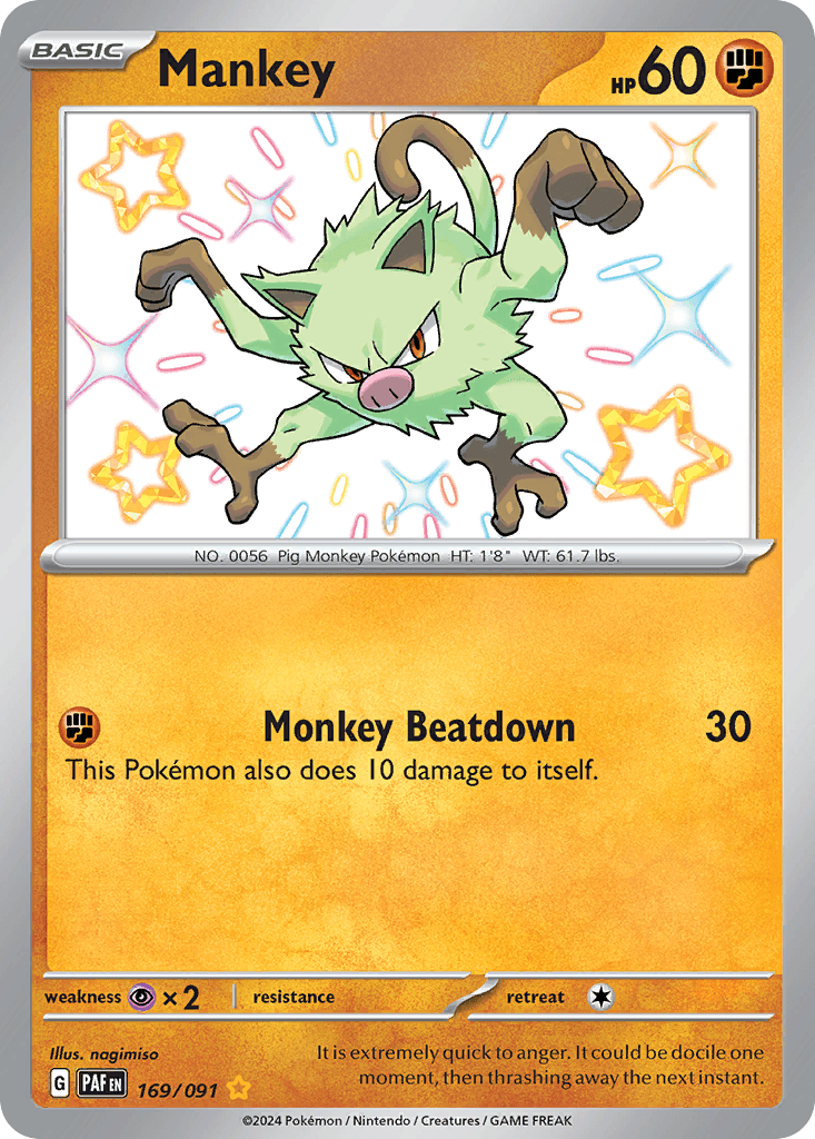 Mankey Paldean Fates