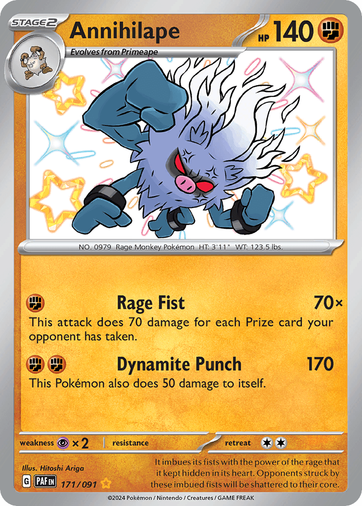 Annihilape Paldean Fates