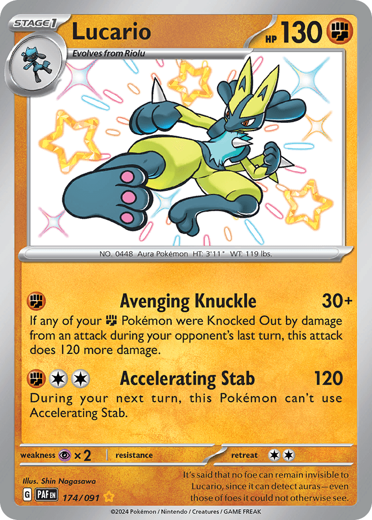 Lucario Paldean Fates