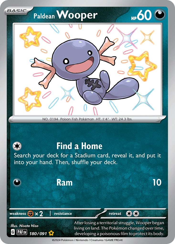 Paldean Wooper Paldean Fates