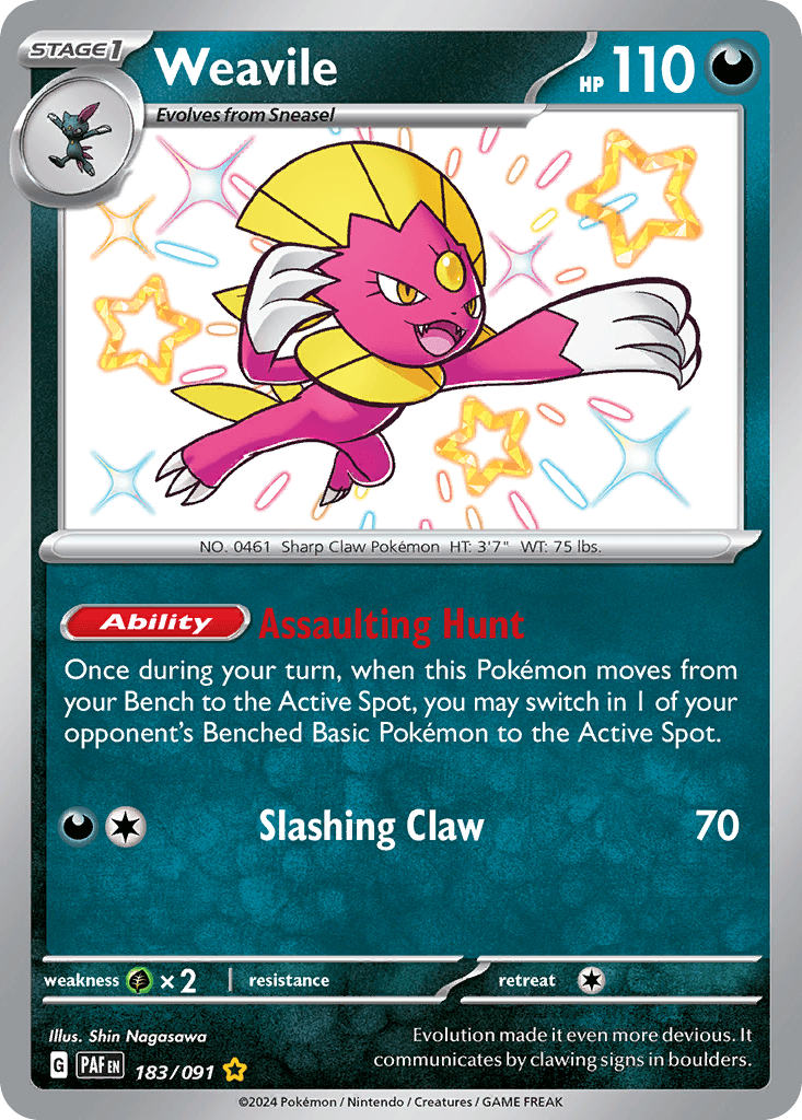 Weavile Paldean Fates