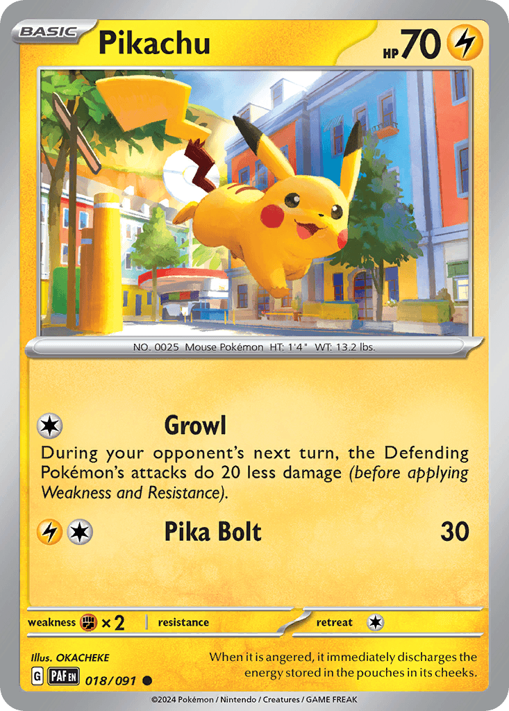 Pikachu Paldean Fates