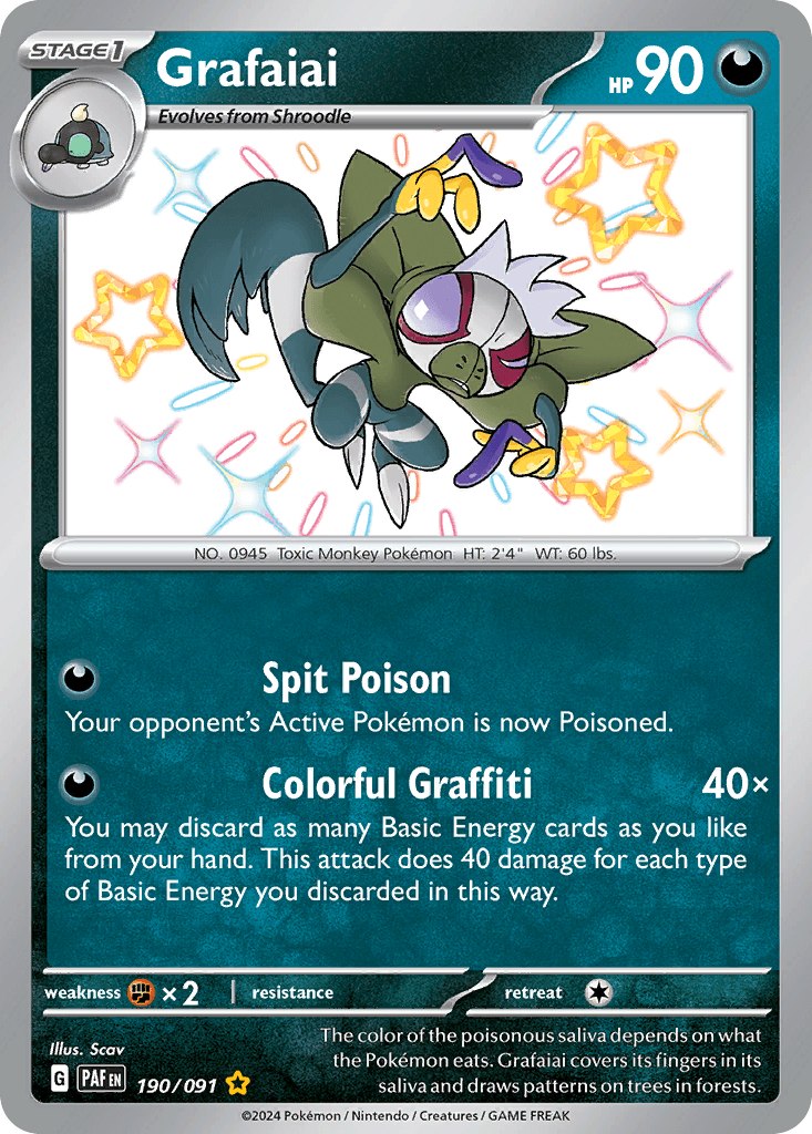 Grafaiai Paldean Fates