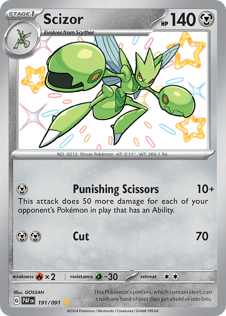 Scizor Paldean Fates