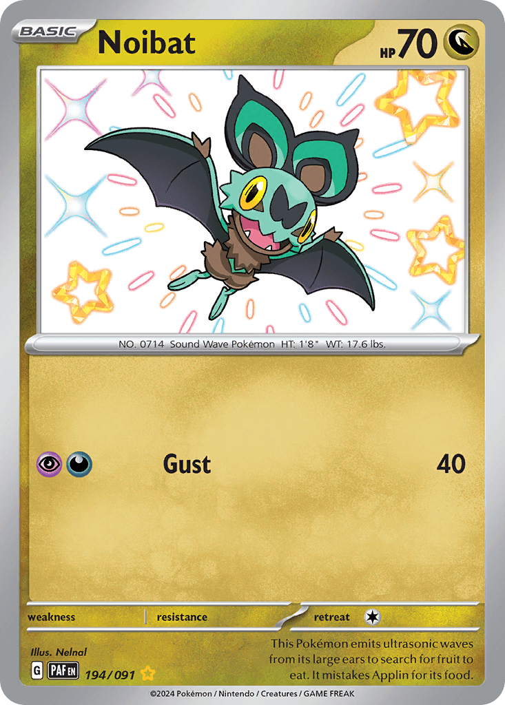 Noibat Paldean Fates