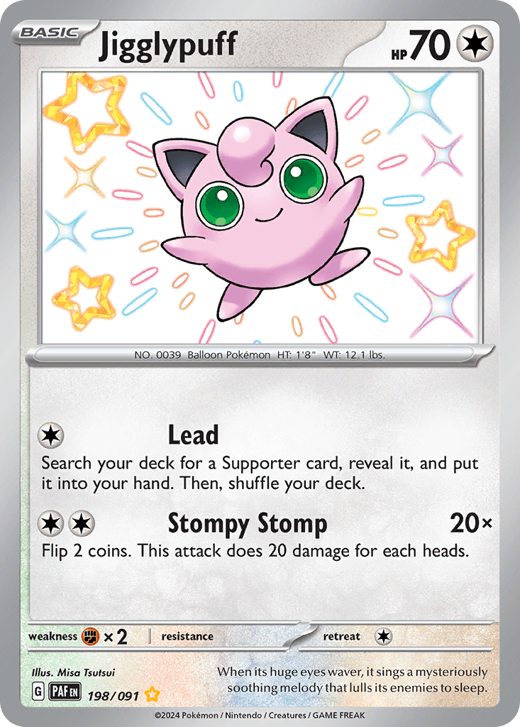 Jigglypuff Paldean Fates