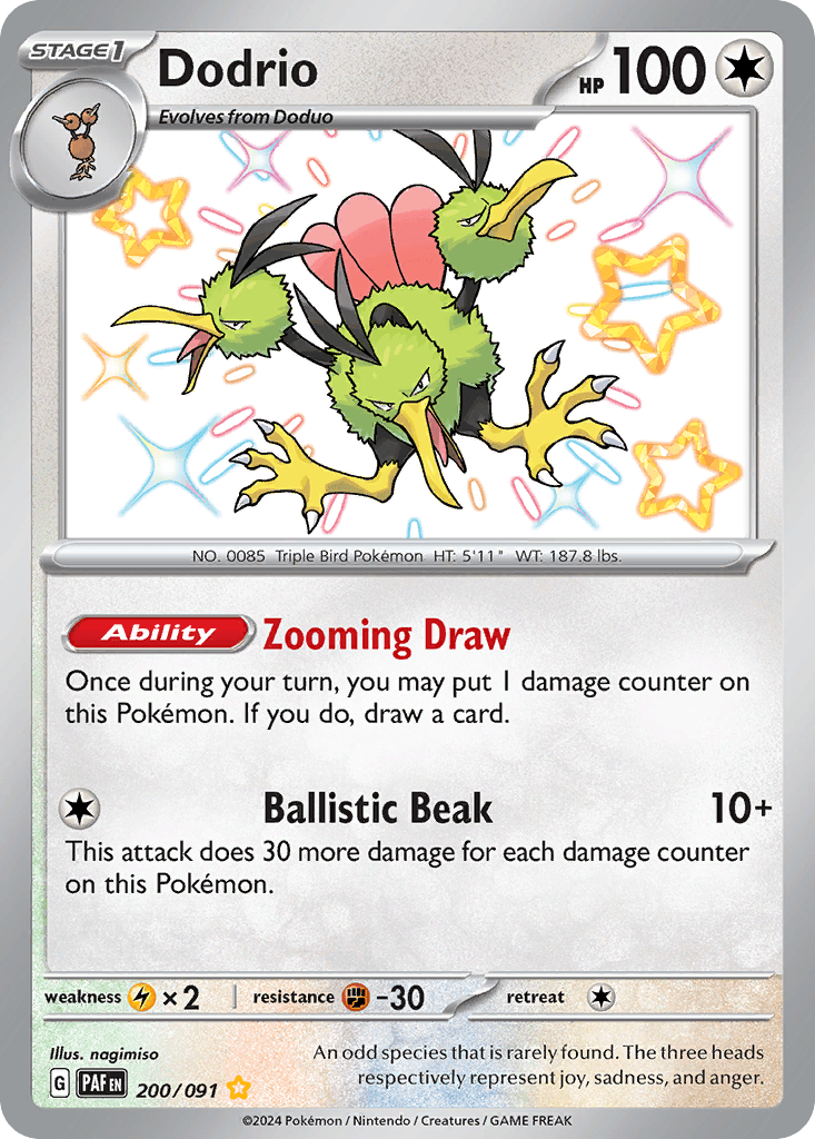 Dodrio Paldean Fates