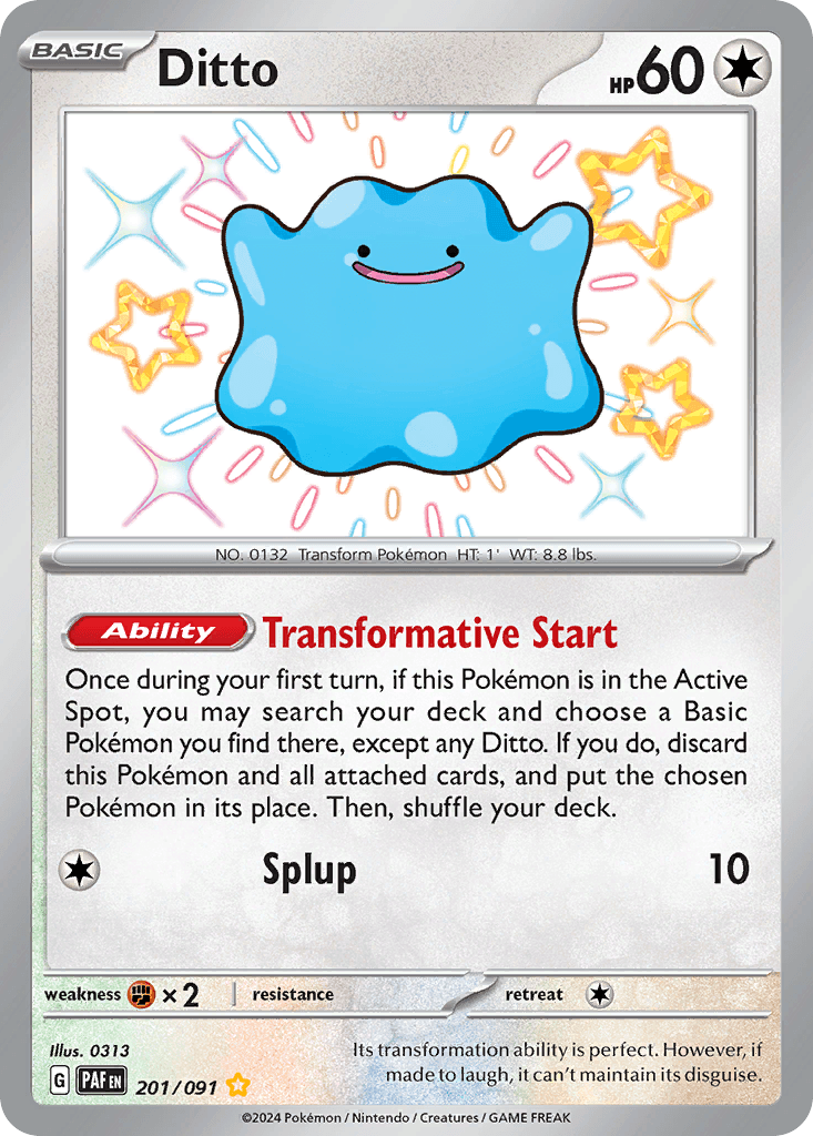 Ditto Paldean Fates