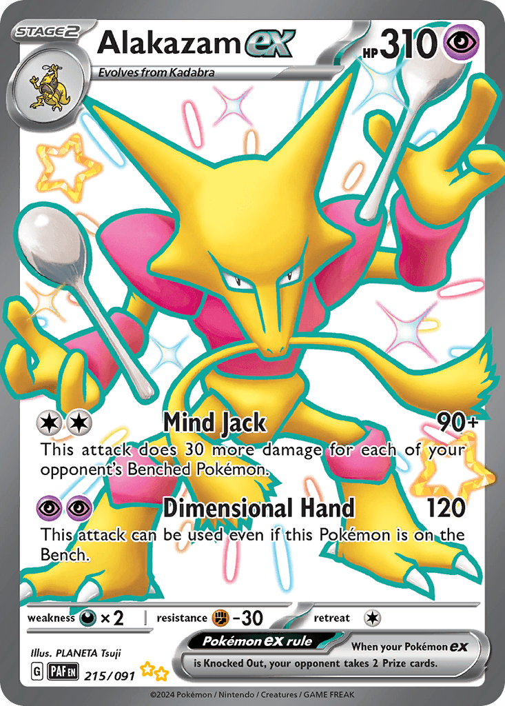 Alakazam ex Paldean Fates