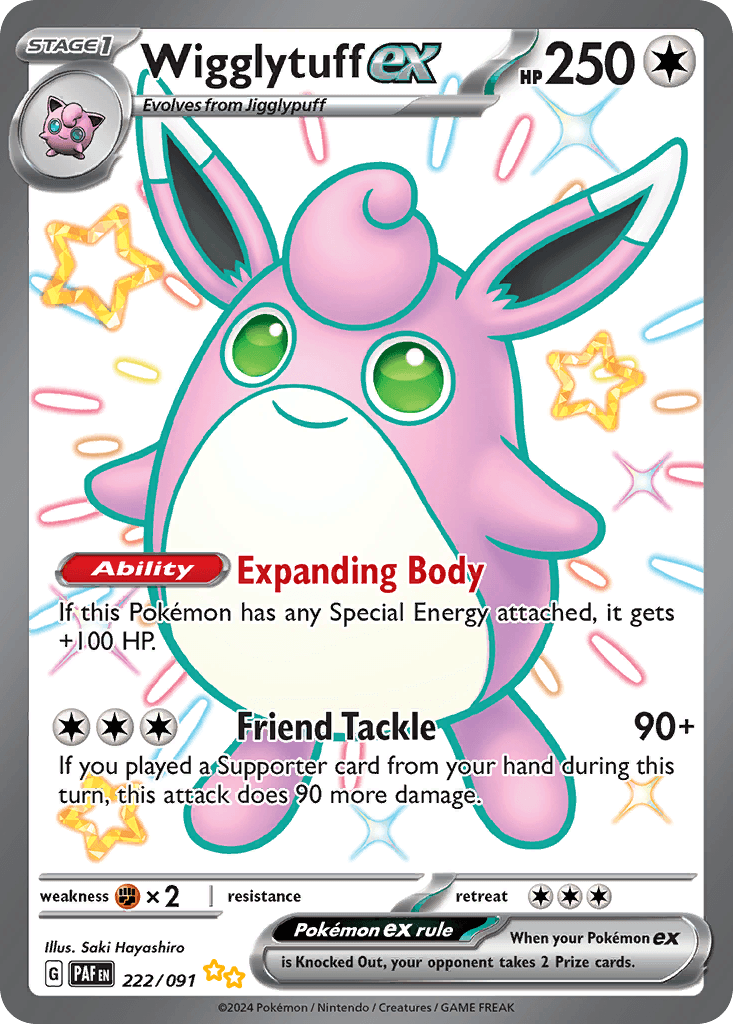 Wigglytuff ex Paldean Fates