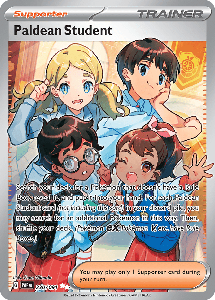 Paldean Student Paldean Fates