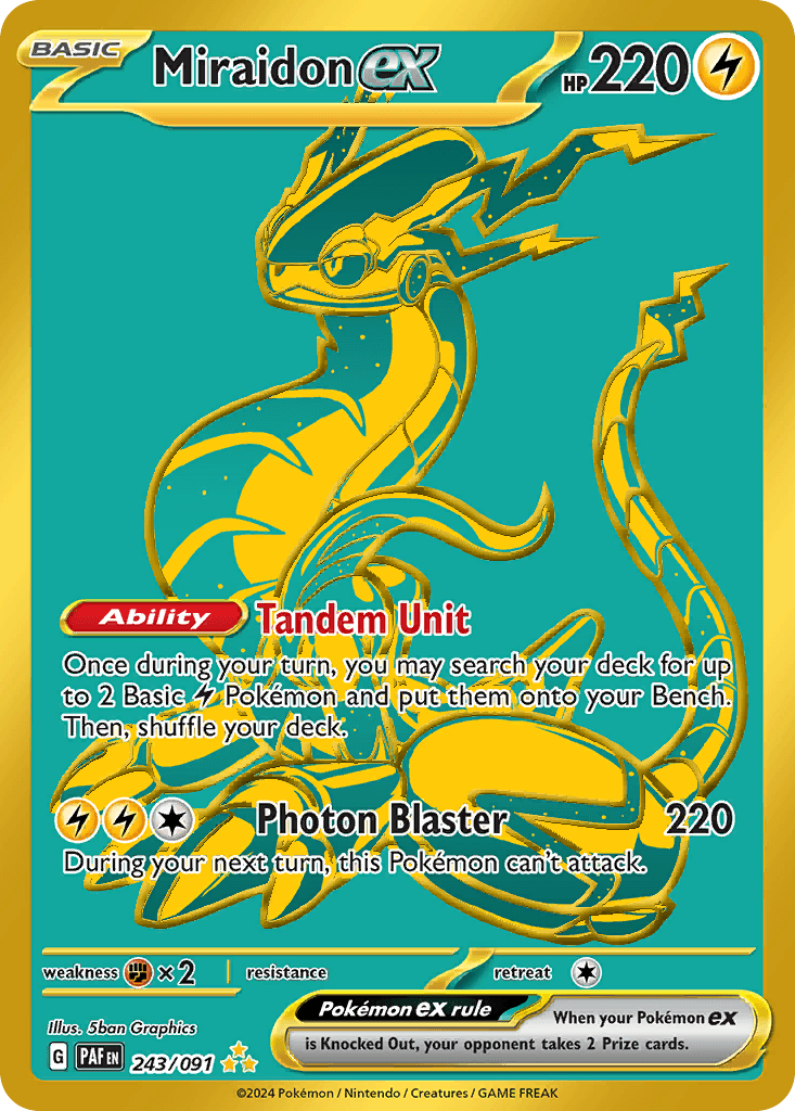 Miraidon ex Paldean Fates