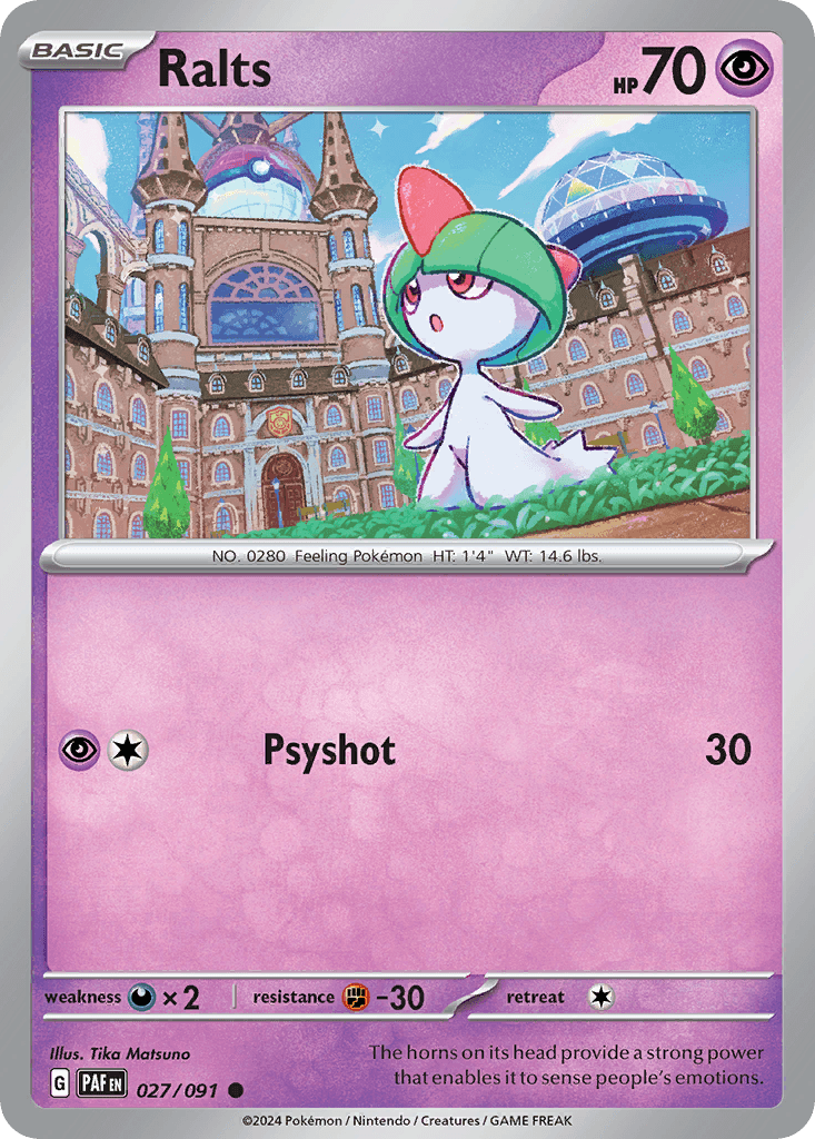 Ralts Paldean Fates
