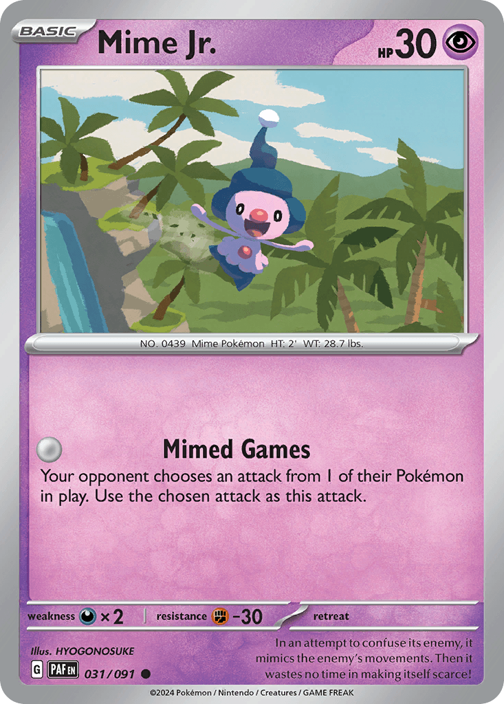 Mime Jr. Paldean Fates