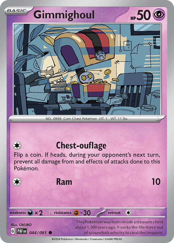 Gimmighoul Paldean Fates