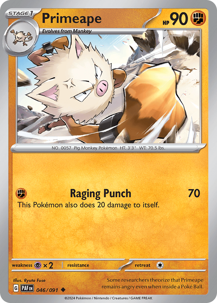 Primeape Paldean Fates