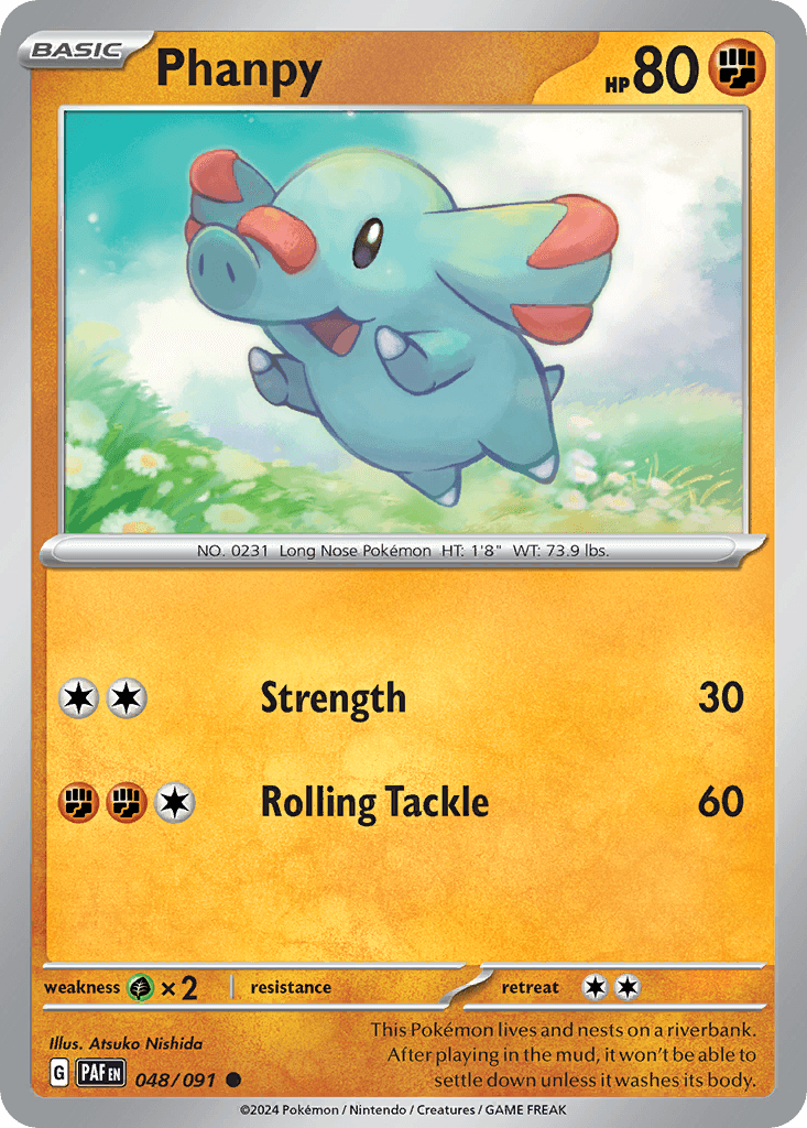 Phanpy Paldean Fates