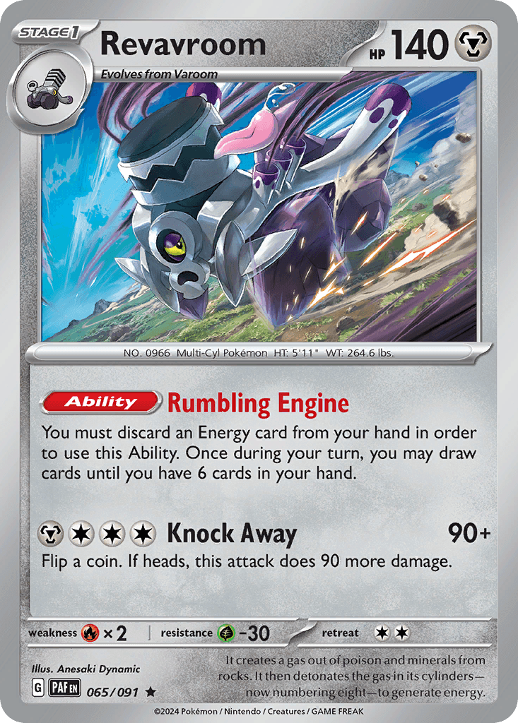 Revavroom Paldean Fates