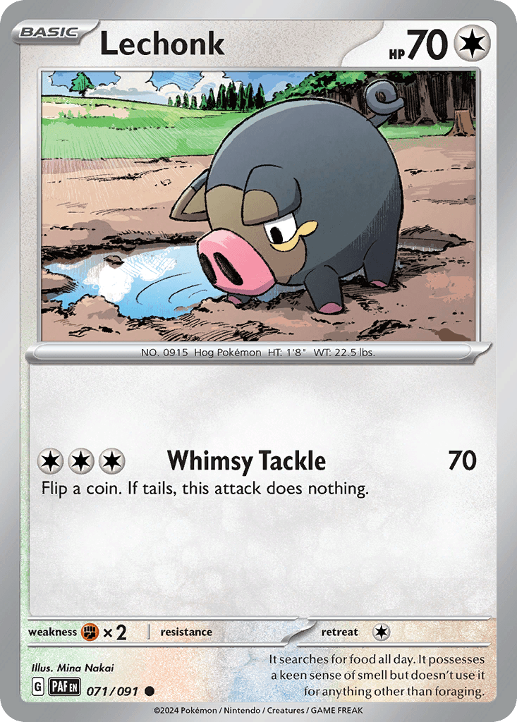 Lechonk Paldean Fates