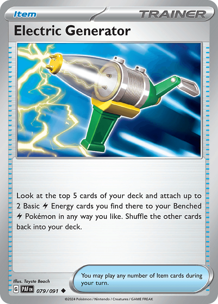 Electric Generator Paldean Fates
