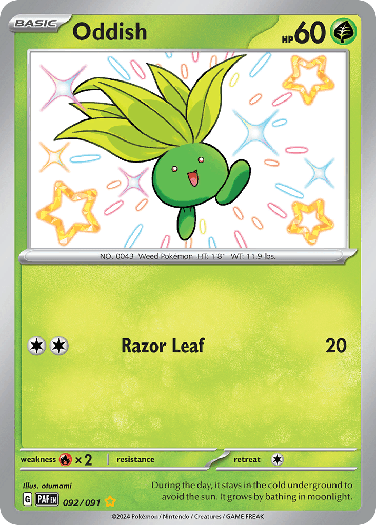 Oddish Paldean Fates