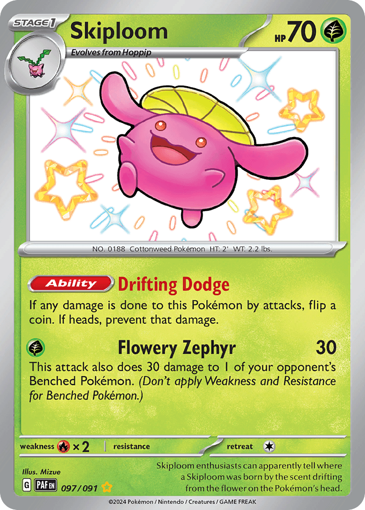 Skiploom Paldean Fates