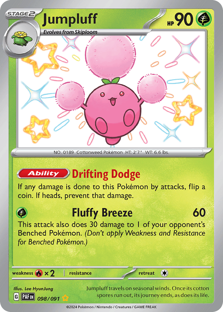 Jumpluff Paldean Fates