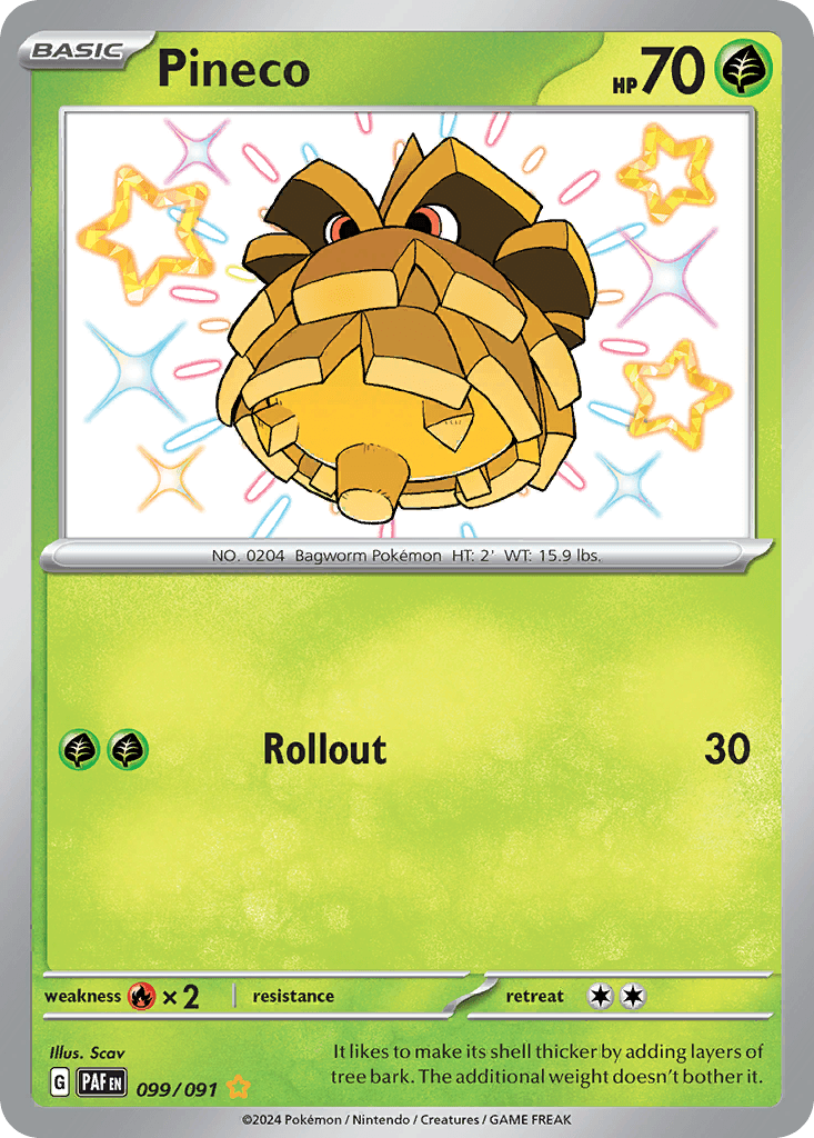 Pineco Paldean Fates