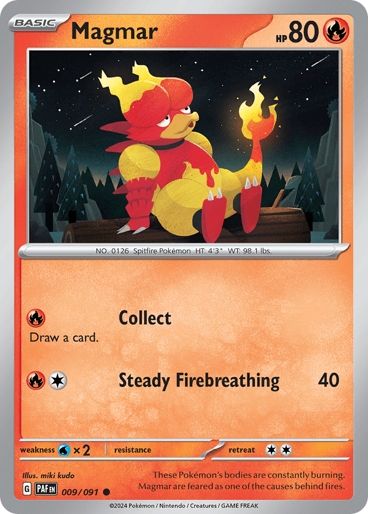 Magmar Paldean Fates