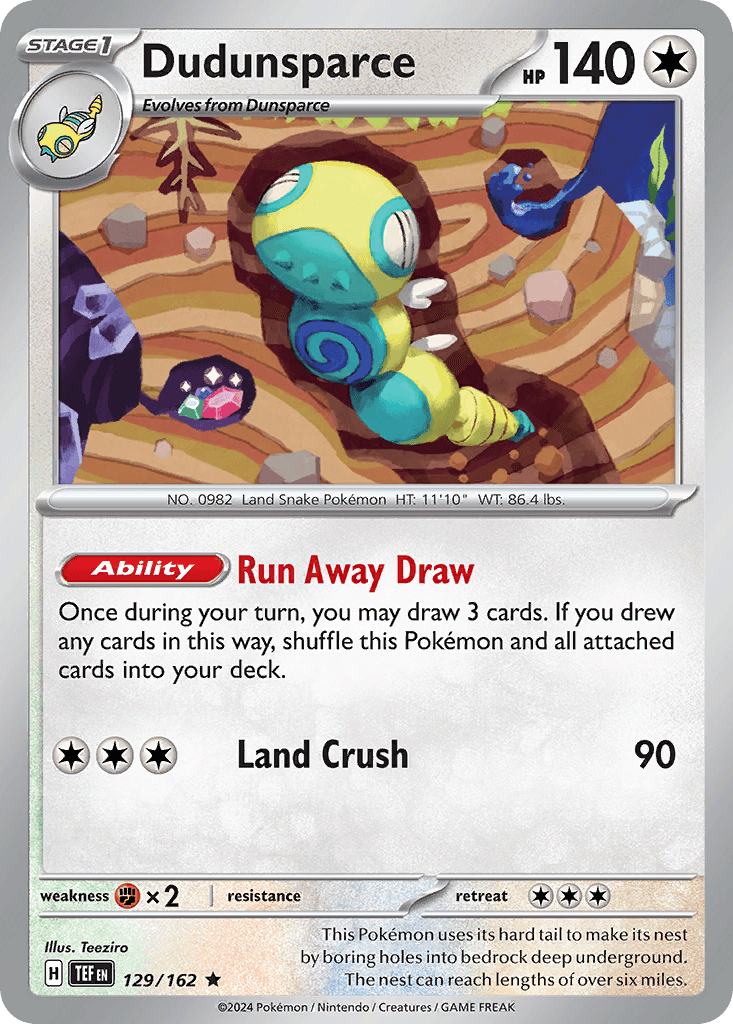 Dudunsparce Temporal Forces