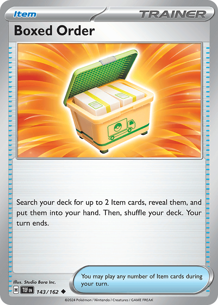 Boxed Order Temporal Forces