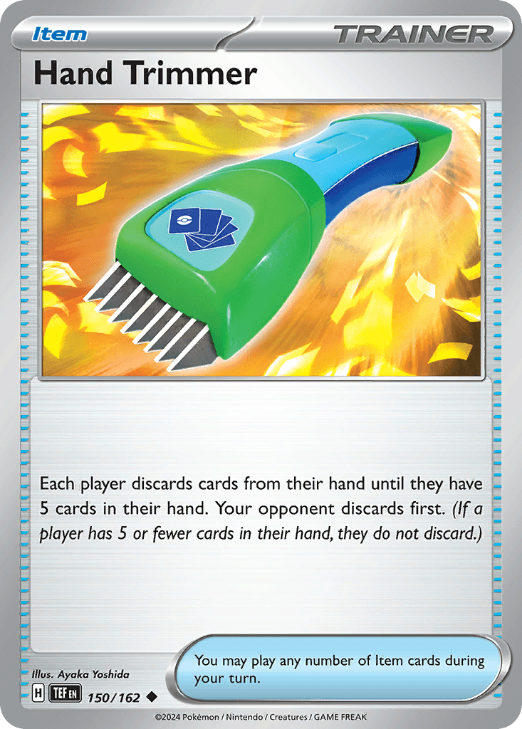 Hand Trimmer Temporal Forces
