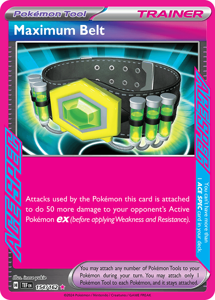 Maximum Belt Temporal Forces