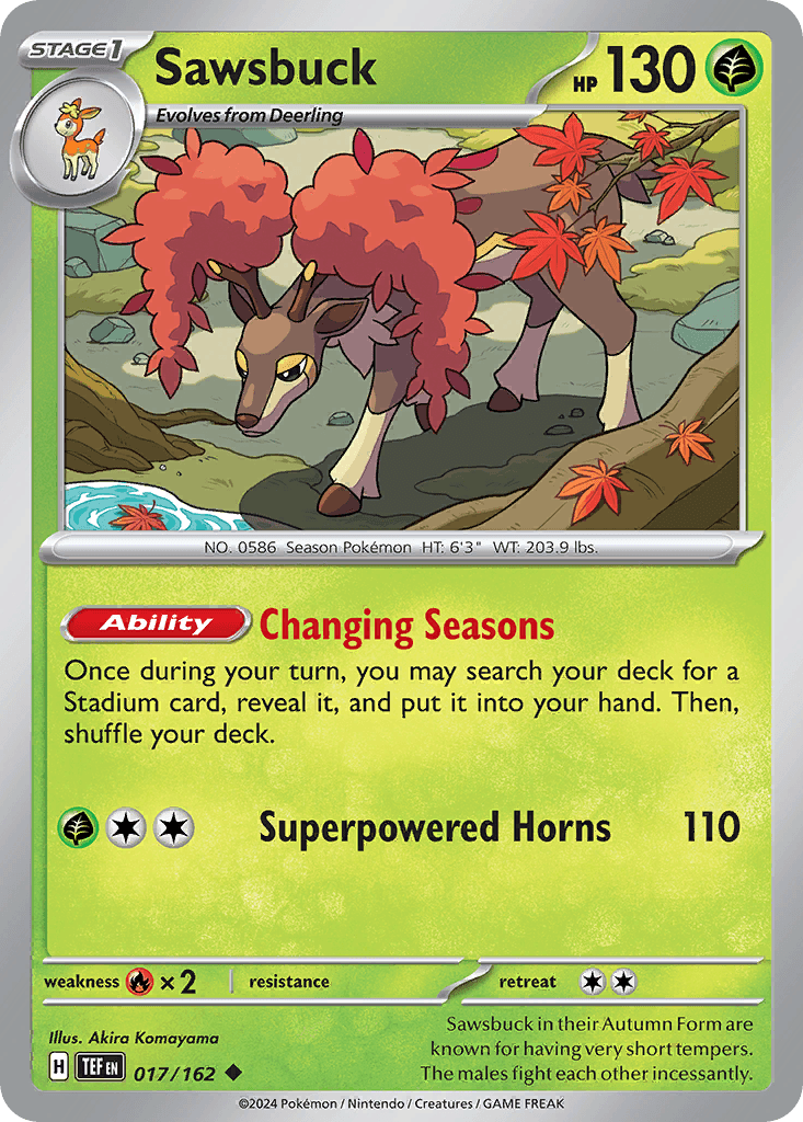 Sawsbuck Temporal Forces