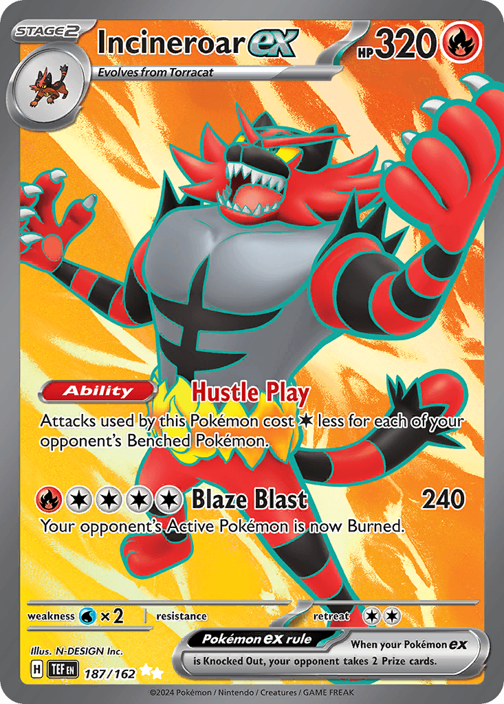 Incineroar ex Temporal Forces