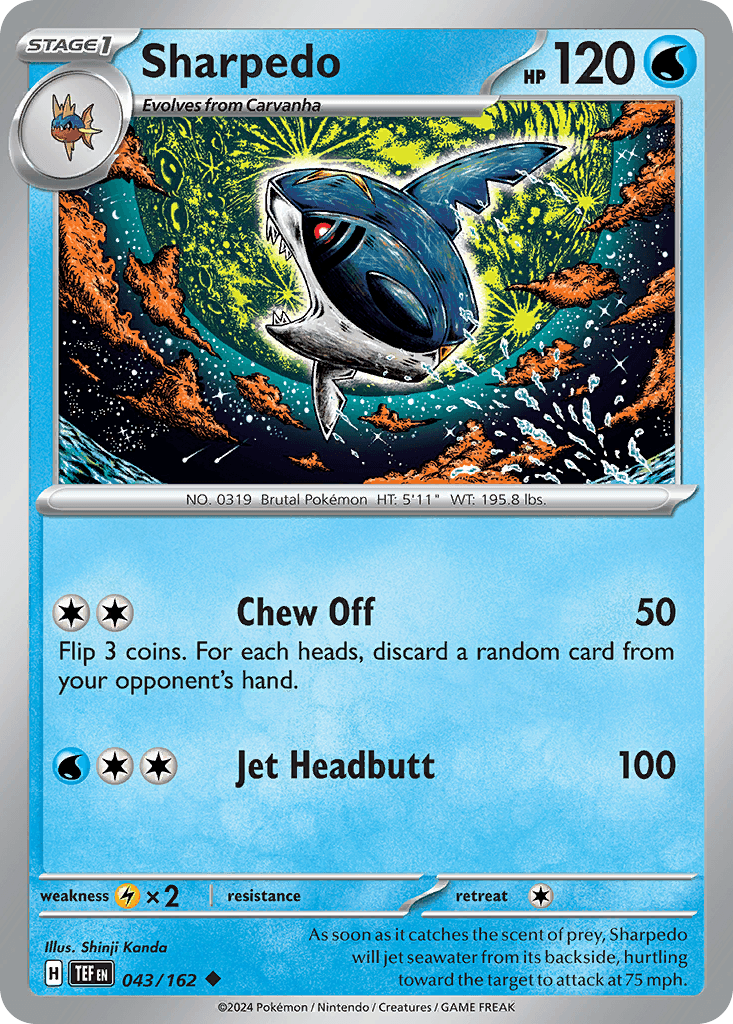 Sharpedo Temporal Forces
