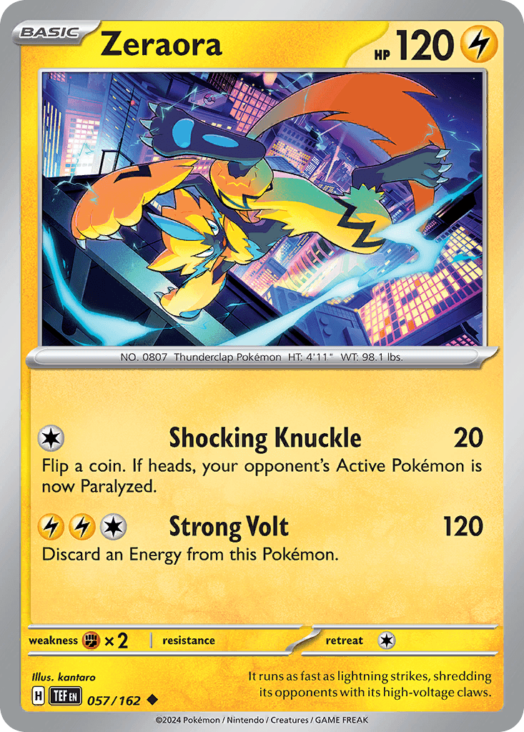 Zeraora Temporal Forces