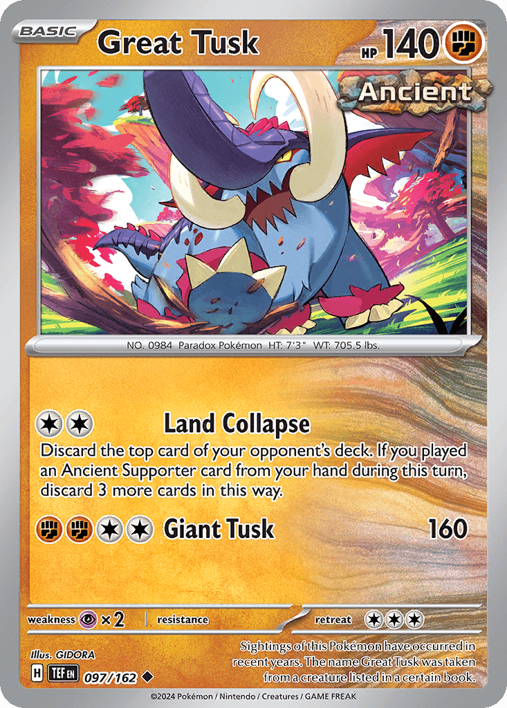 Great Tusk Temporal Forces