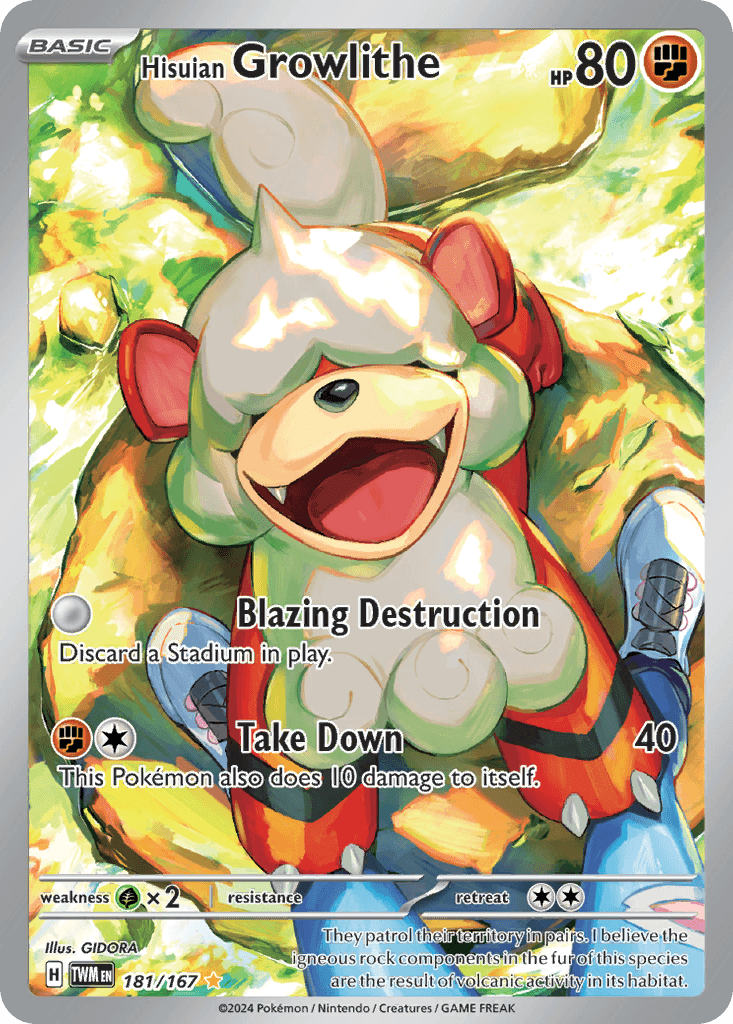 Hisuian Growlithe Twilight Masquerade