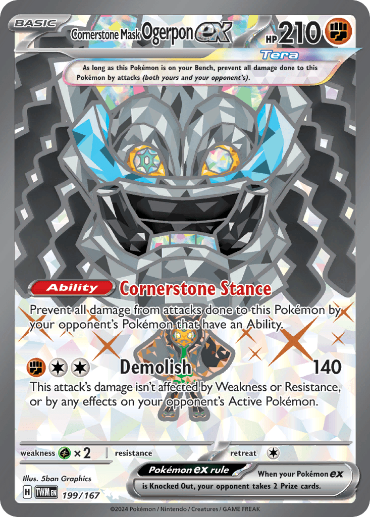 Cornerstone Mask Ogerpon ex Twilight Masquerade