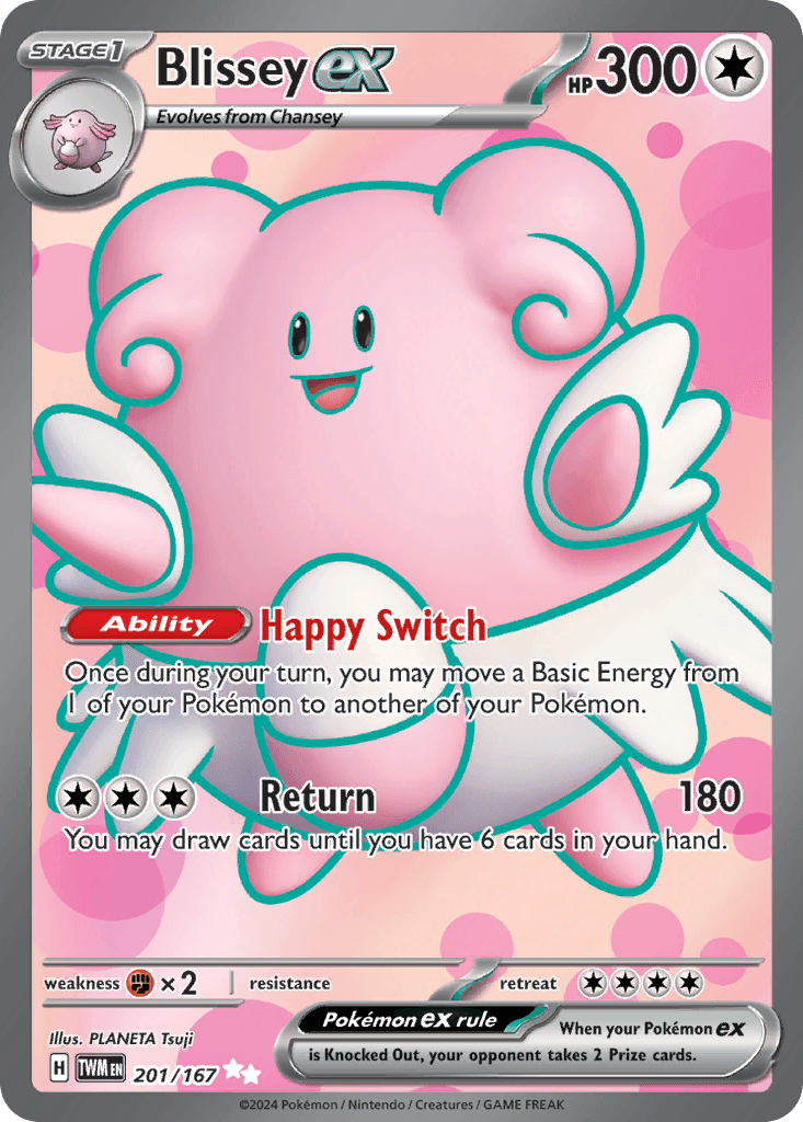 Blissey ex Twilight Masquerade