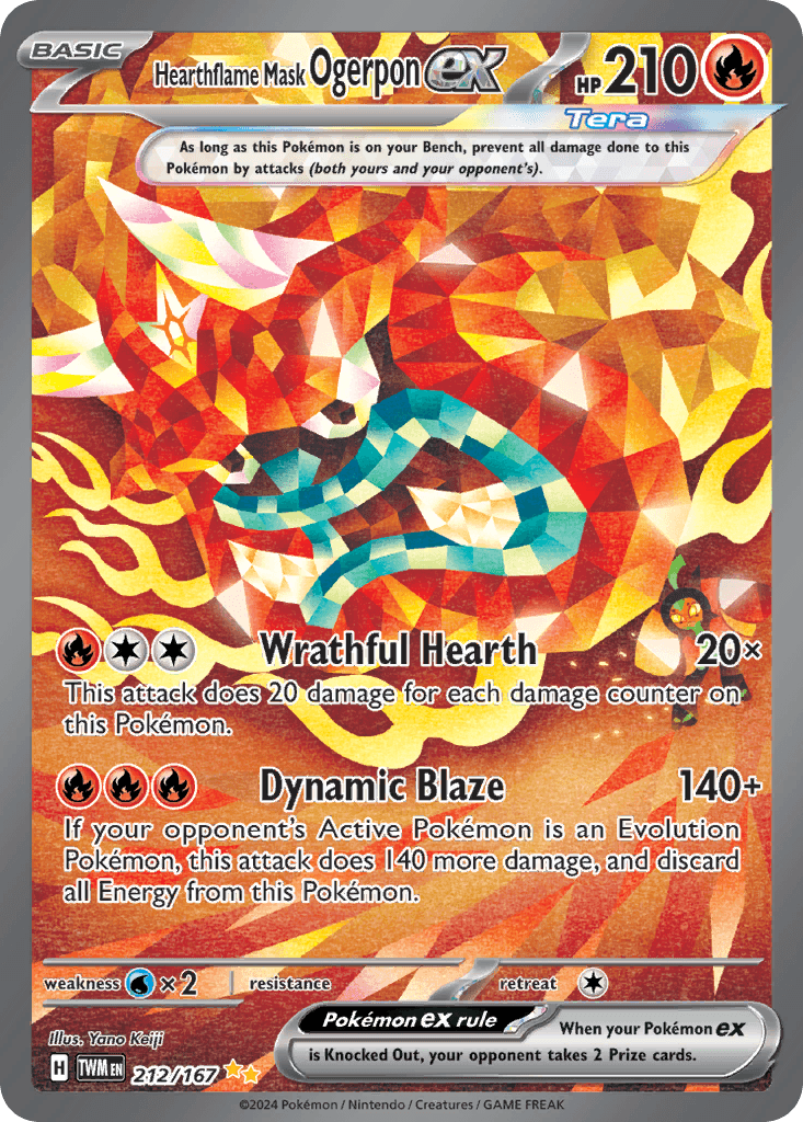 Hearthflame Mask Ogerpon ex Twilight Masquerade