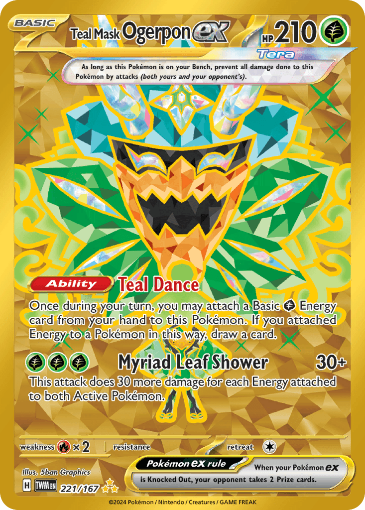 Teal Mask Ogerpon ex Twilight Masquerade