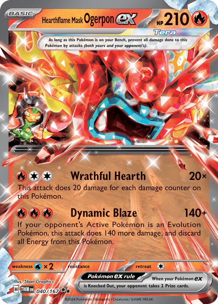 Hearthflame Mask Ogerpon ex Twilight Masquerade