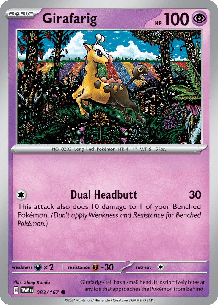 Girafarig Twilight Masquerade