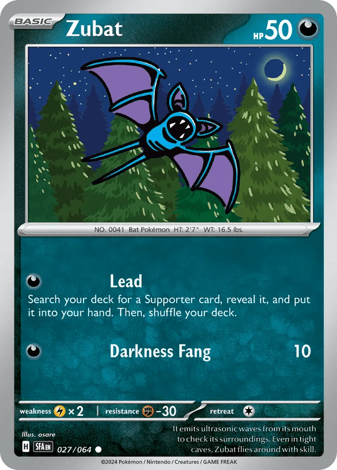 Zubat Shrouded Fable