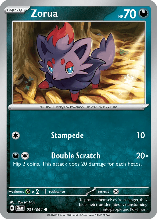 Zorua Shrouded Fable