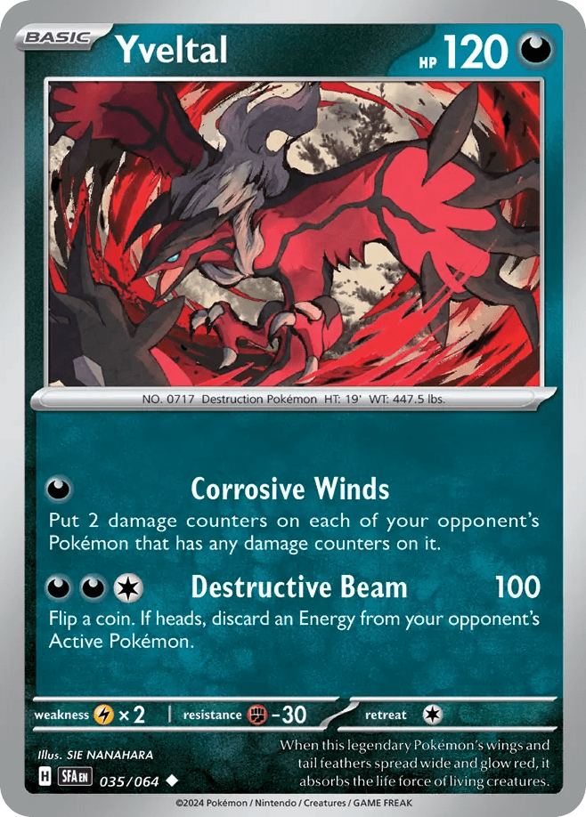 Yveltal Shrouded Fable