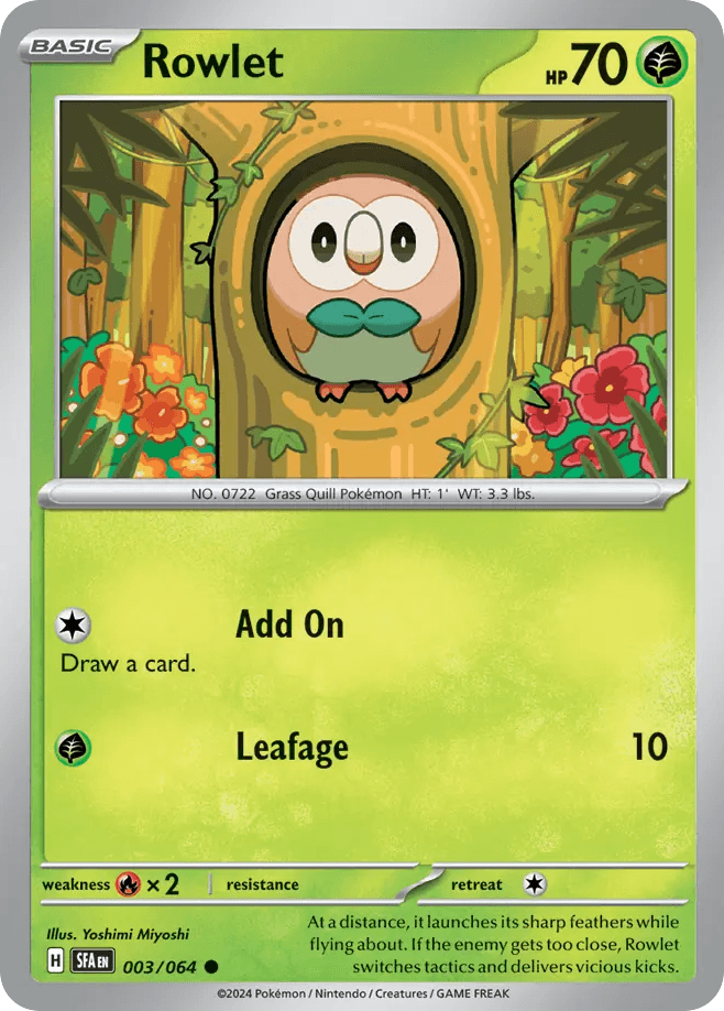 Rowlet Shrouded Fable